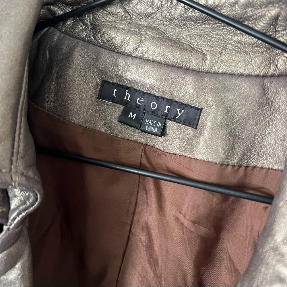 theory leather jacket - Picture 4 of 10